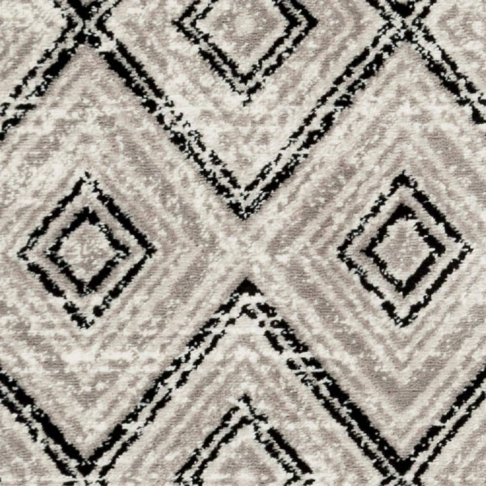 SAFAVIEH Skyler Collection SKY120J Grey / Black Rug