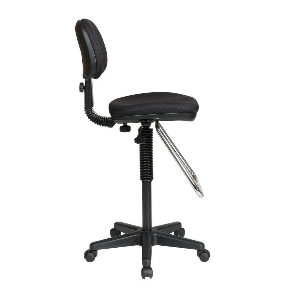 Polyester Blend Drafting Chair with Headrest