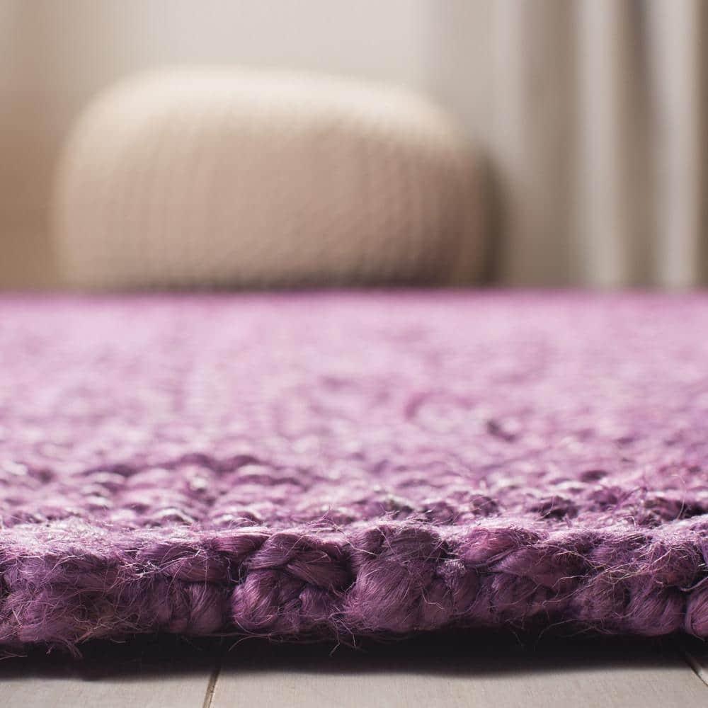 Natural Fiber NF447 Hand Woven Indoor Accent Rug - Purple - 2'6"x4' - Safavieh.
