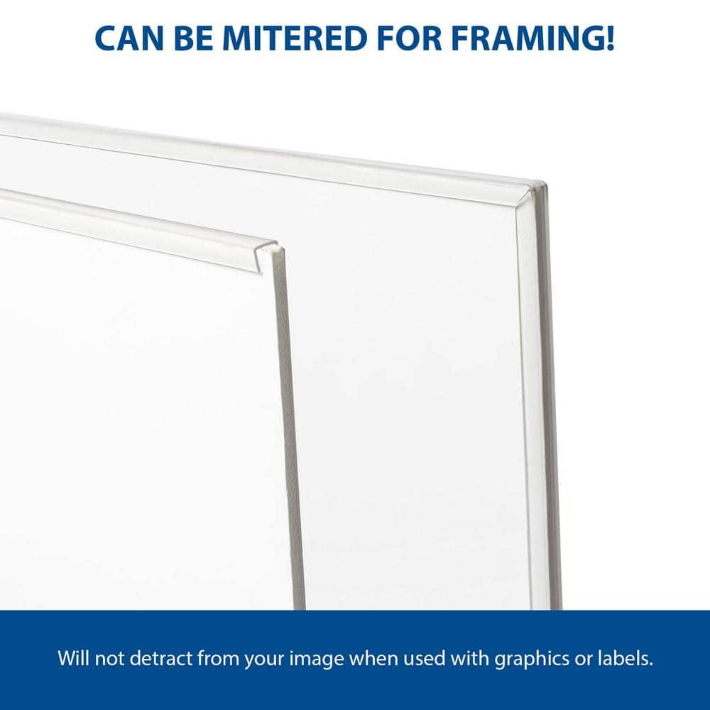 Outwater Plastic 0.25'' W x 72'' L T-Molding in Clear