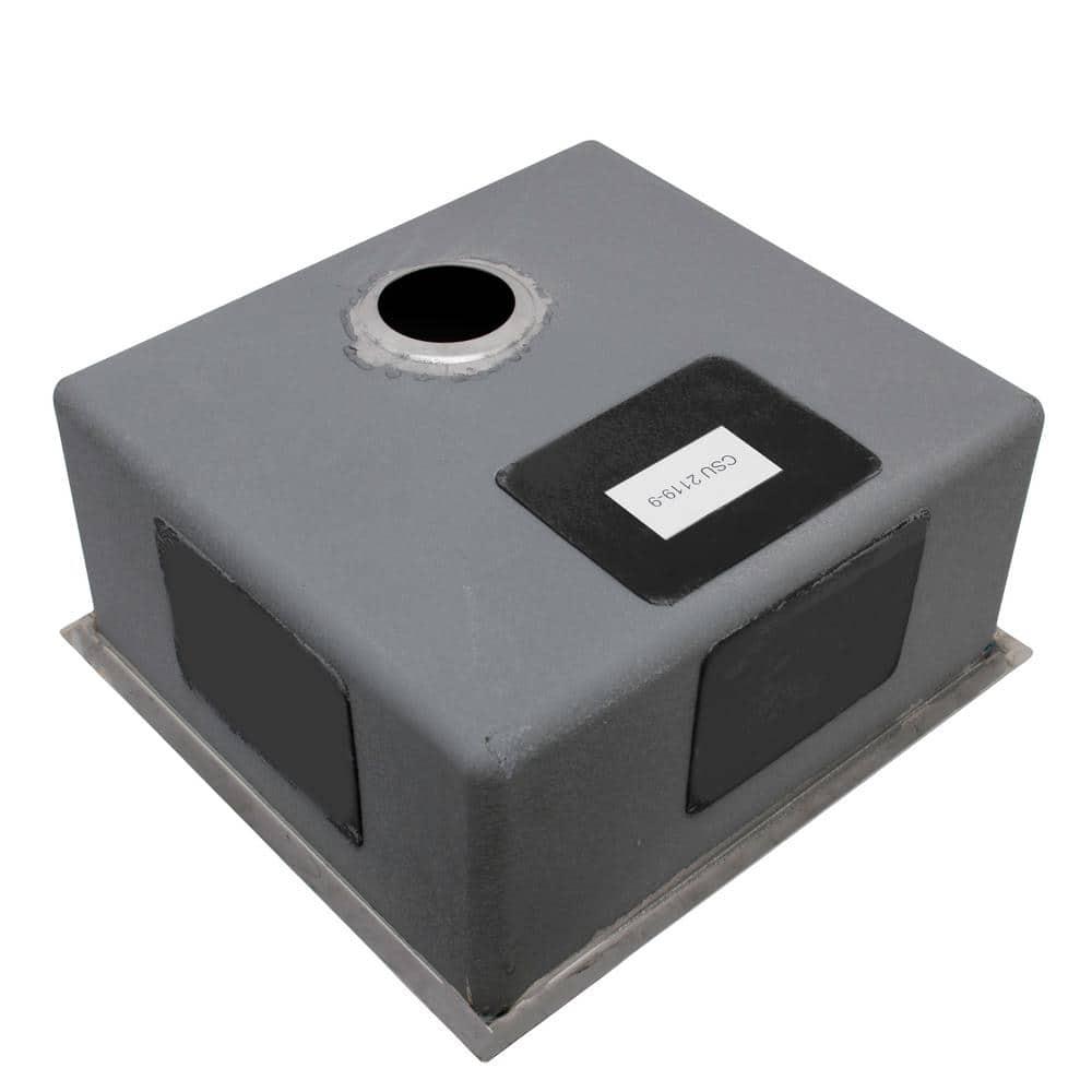 Wells Sinkware Chef's Series 20.5'' L Undermount Stainless Steel Kitchen Sink CSU2119-9