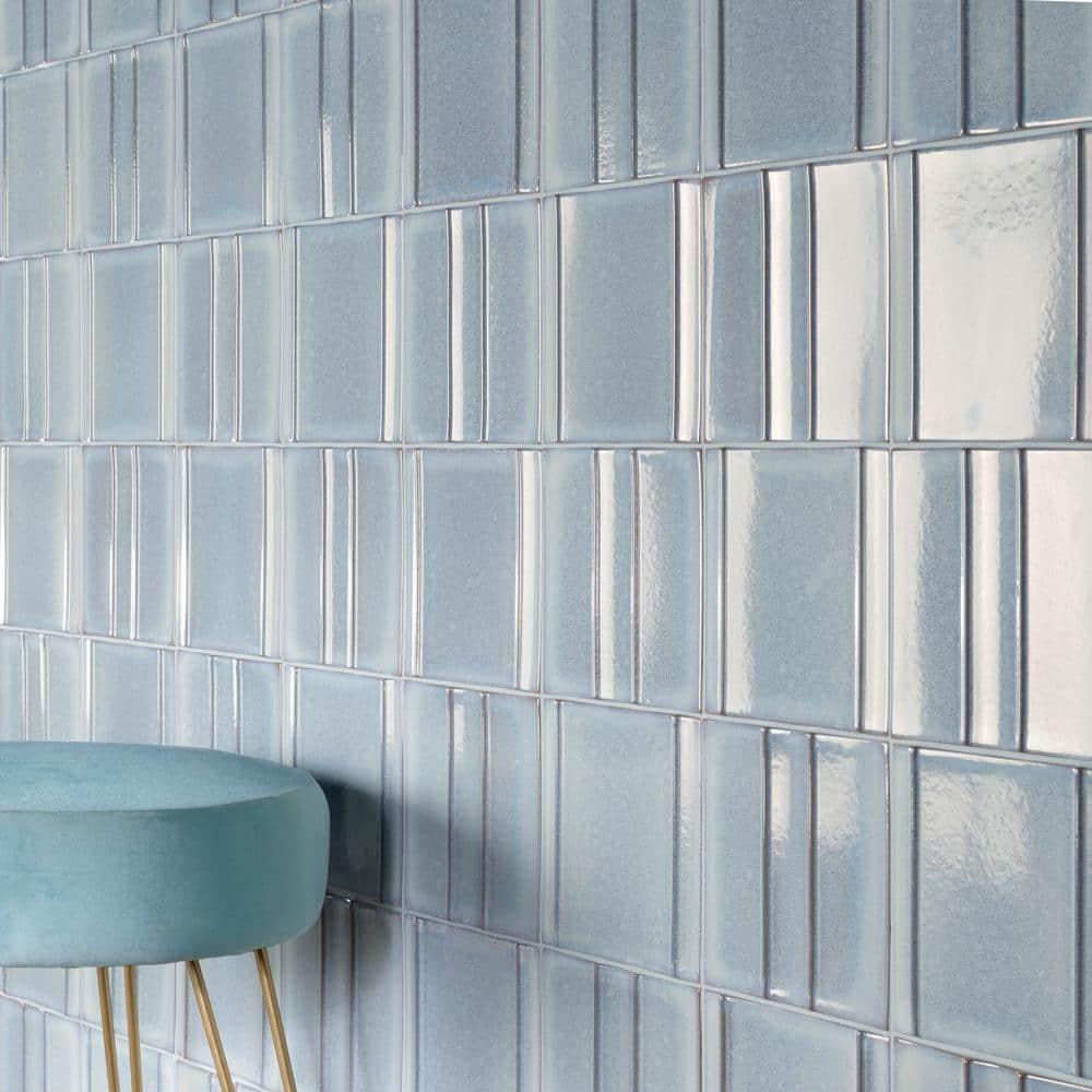 Ivy Hill Tile Metaru 5.82 In. X 5.82 In. 3D Polished Porcelain Wall Tile (7.82 Sq. Ft. / Case)