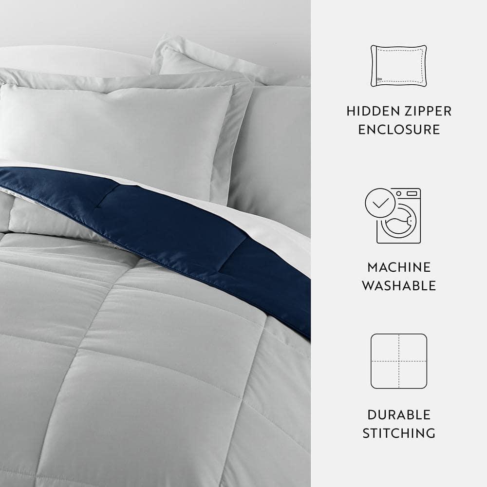Becky Cameron Reversible Down-Alternative Comforter Bedding Set