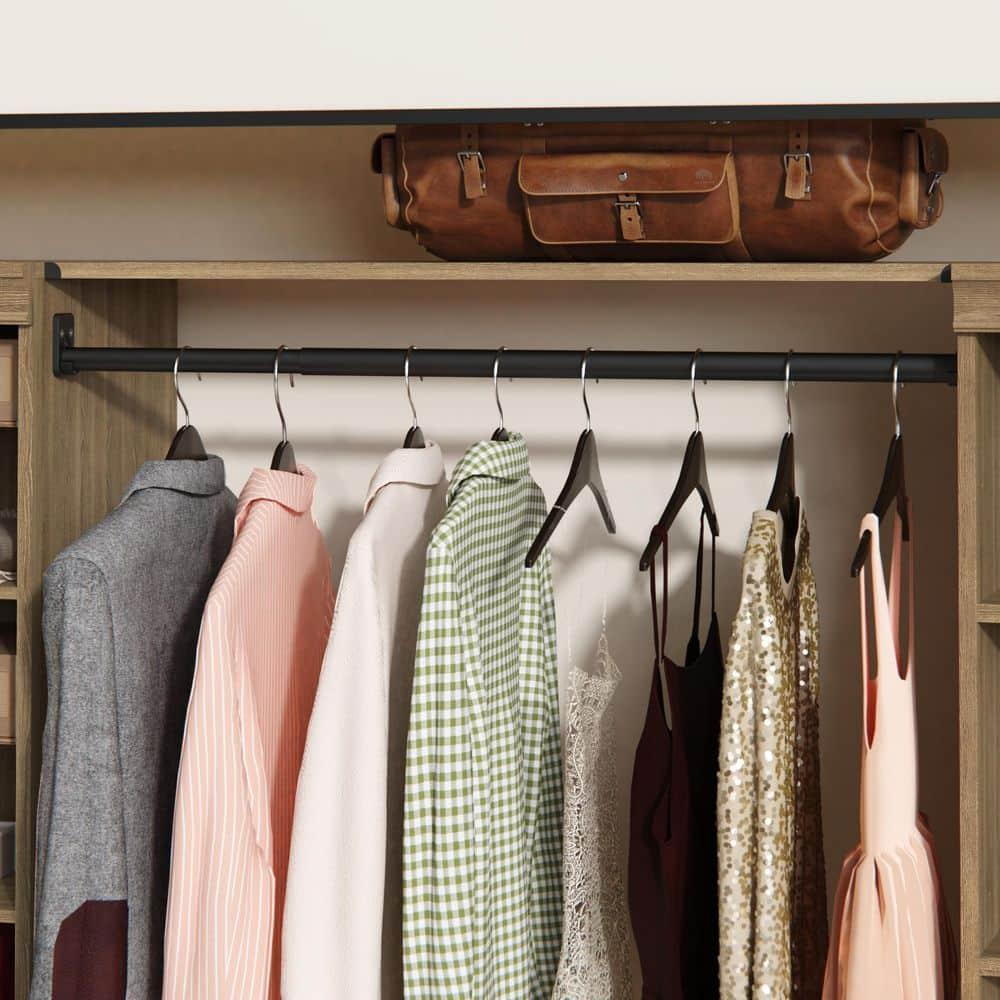 Modular Storage 36.02" W Shelf & Closet Rod