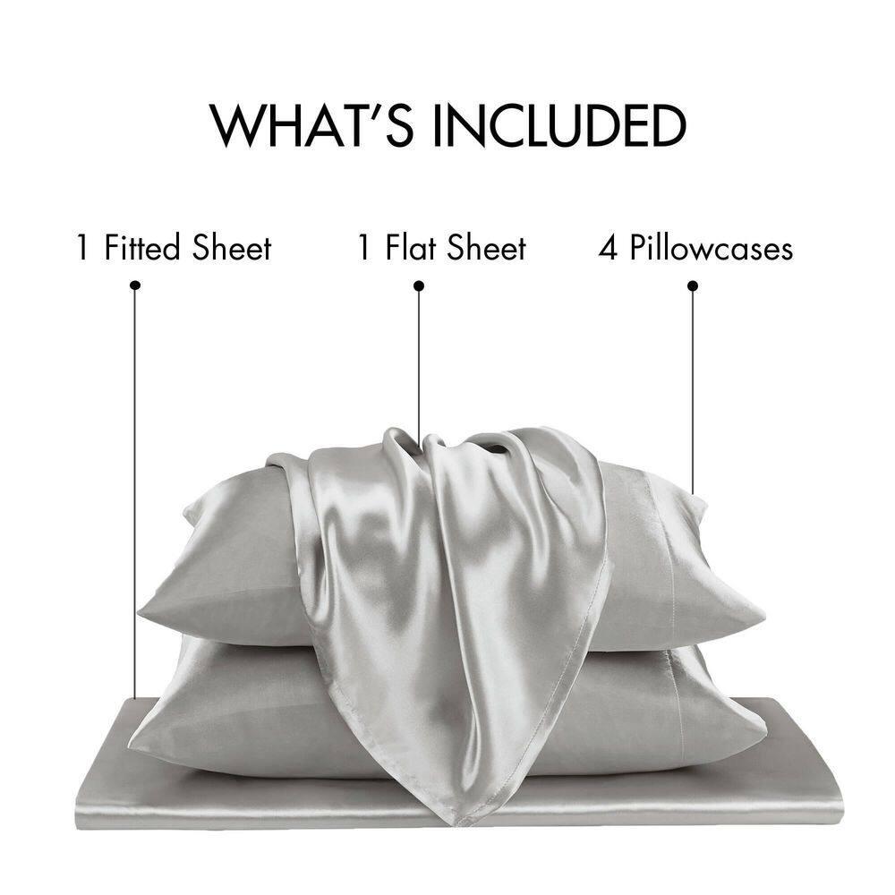Madison Park Essentials Satin Luxury Sheet Set