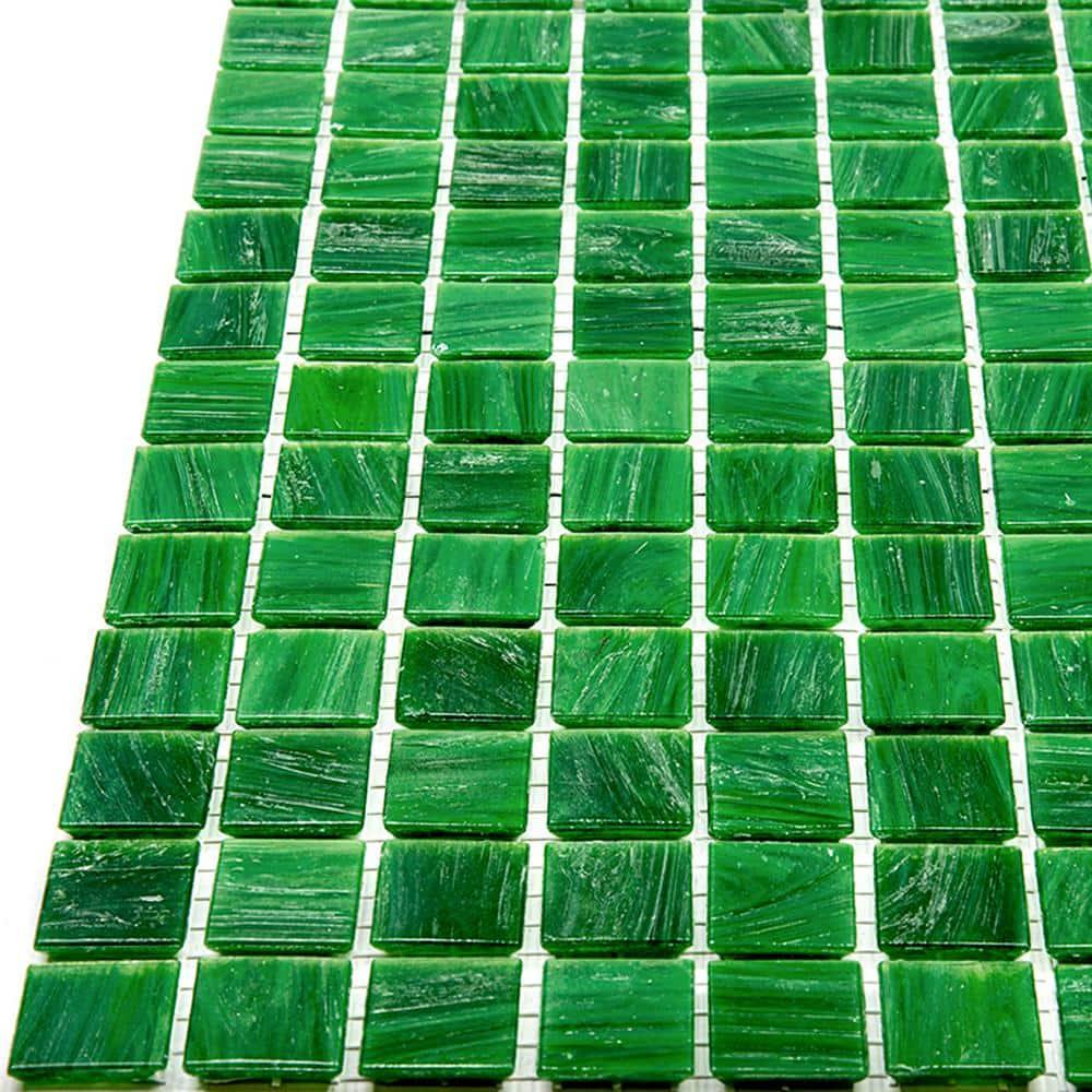 Celestial 0.8" x 0.8" Glass Grid Mosaic Wall & Floor Tile