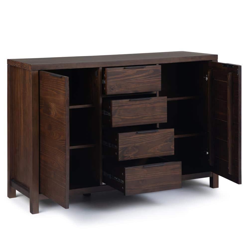 Simpli Home Hollander 54'' SOLID WOOD Sideboard Buffet