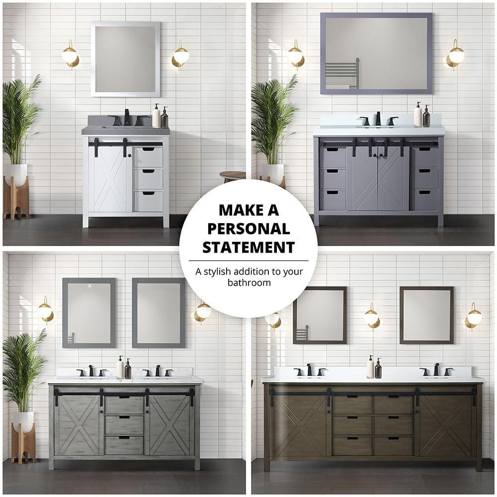 Lexora Marsyas 30 in W x 22 in D Single Bath Vanity