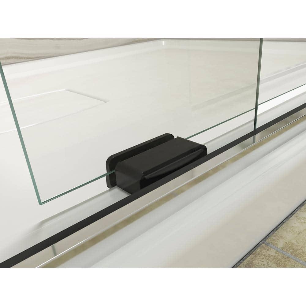 Levity 59.63" x 59.75" Bypass Bath Door with CleanCoat® Technology