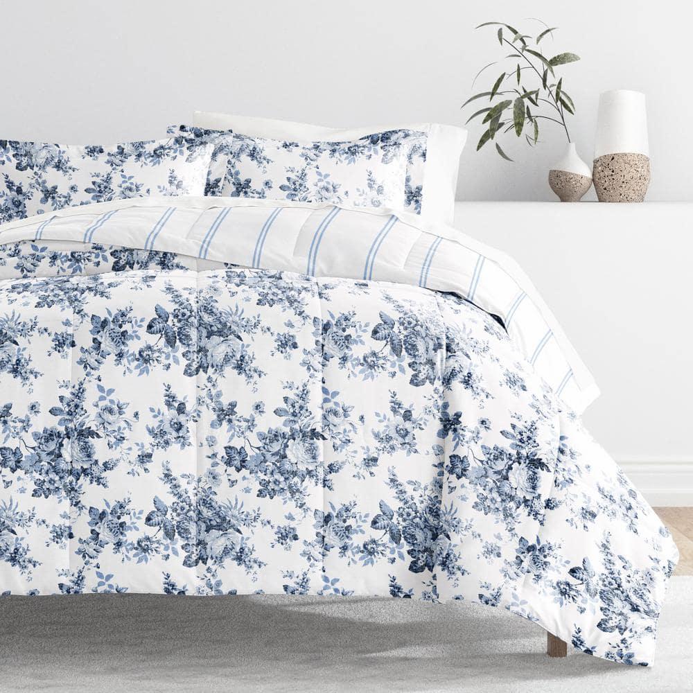 IEnjoy Home 7-Piece Bedding Bundle - Pattern Comforter and Sheet Set