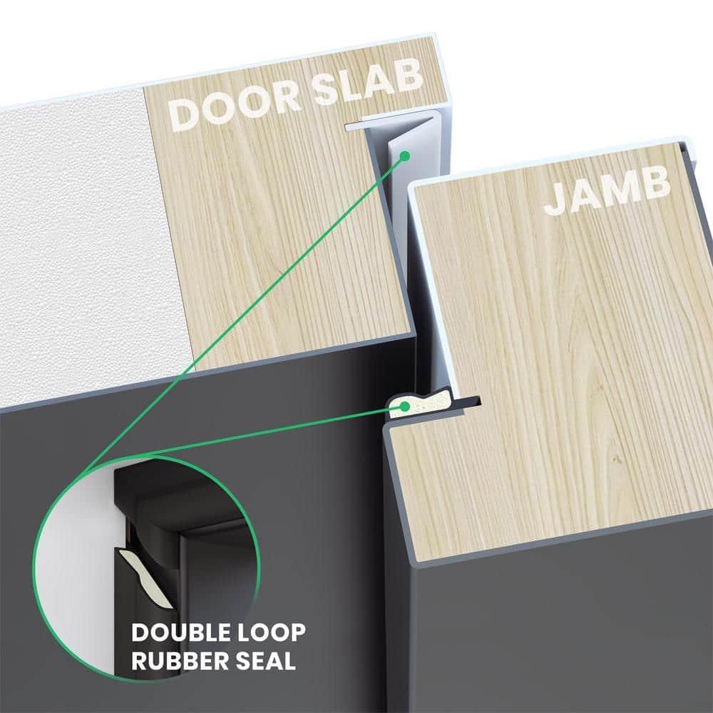 37.4'' x 81.5'' Steel Front Entry Doors