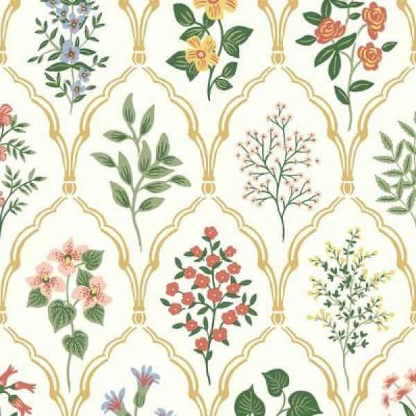 Rifle Paper Co. Hawthorne 27' x 27" Wallpaper