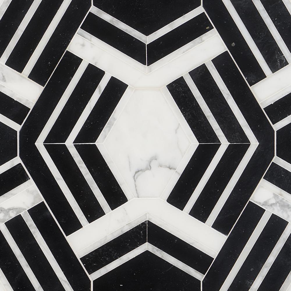 Bond Tile Tenor Marble Random Mosaic Wall & Floor Tile