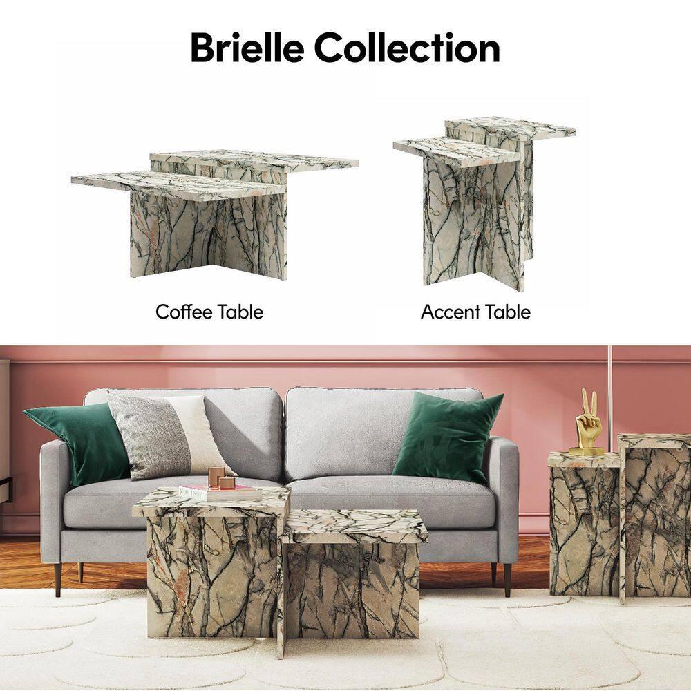 CosmoLiving by Cosmopolitan Brielle Two-Tiered Coffee Table