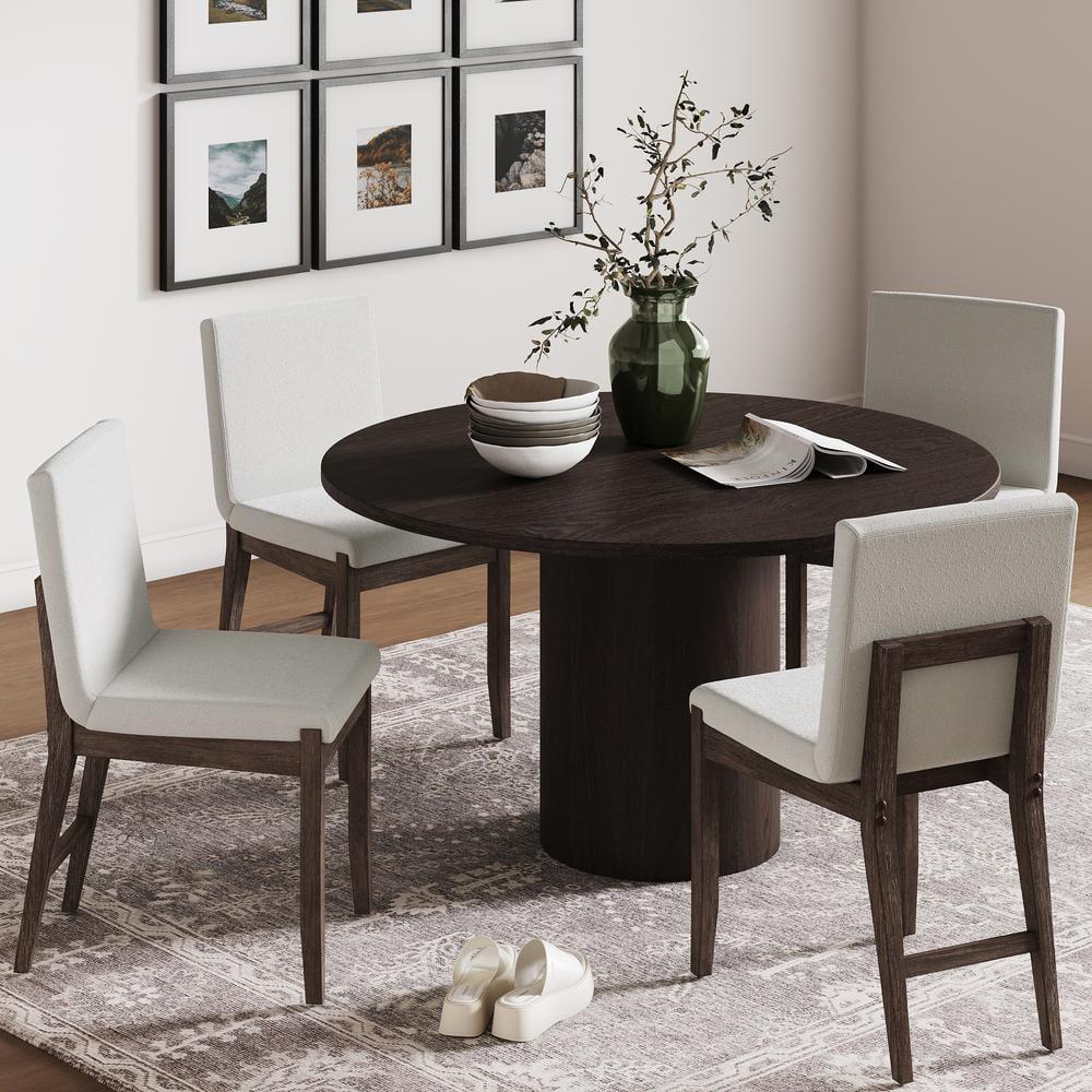 Nathan James Gracie Dining Chair Dark Brown