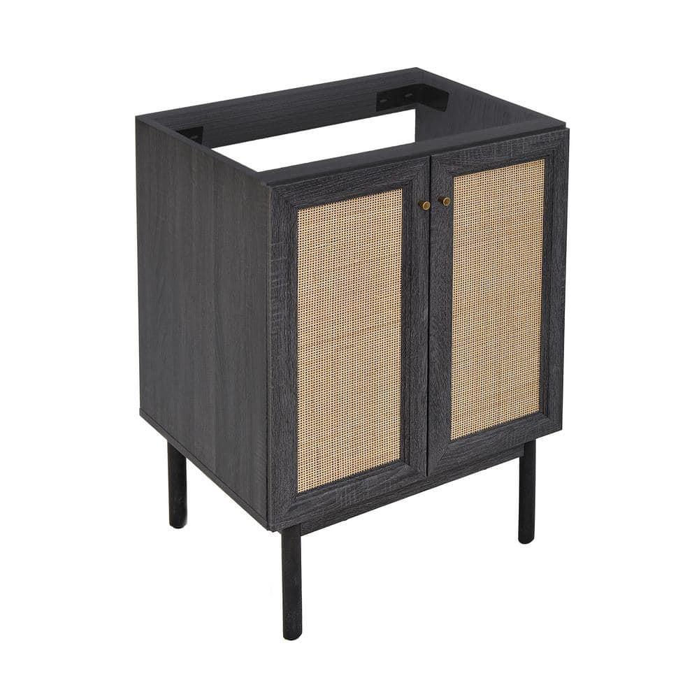 Classe 24" Bathroom Vanity In Dark Walnut Cabinet Only