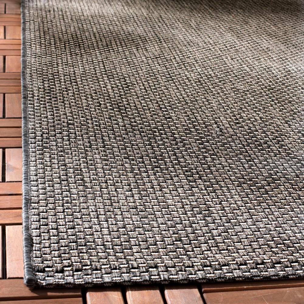 Courtyard CY8521 Power Loomed Indoor/Outdoor Runner Rug - Black/Beige - 2'3"x12' - Safavieh.