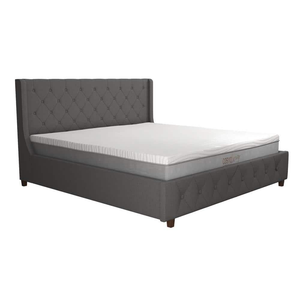 CosmoLiving by Cosmopolitan Mercer Tufted Upholstered Platform Bed