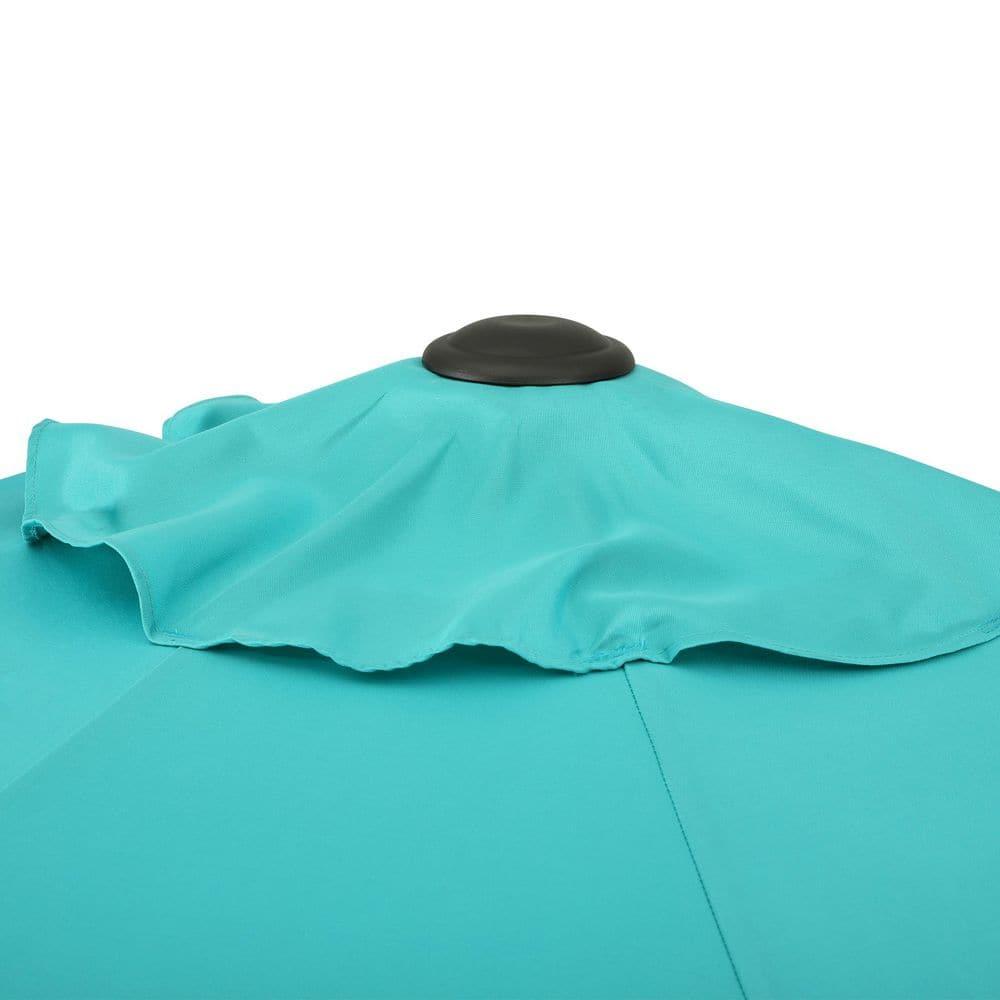 Westin Outdoor 9 Ft Patio Market Umbrella with Tilt & Crank, Turquoise
