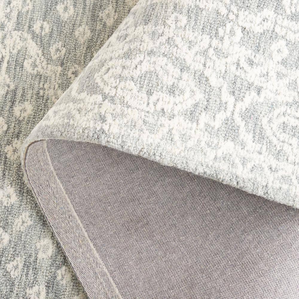 Ebony EBN306 Hand Tufted Indoor Area Rug - Ivory/Grey - 5'x8' - Safavieh