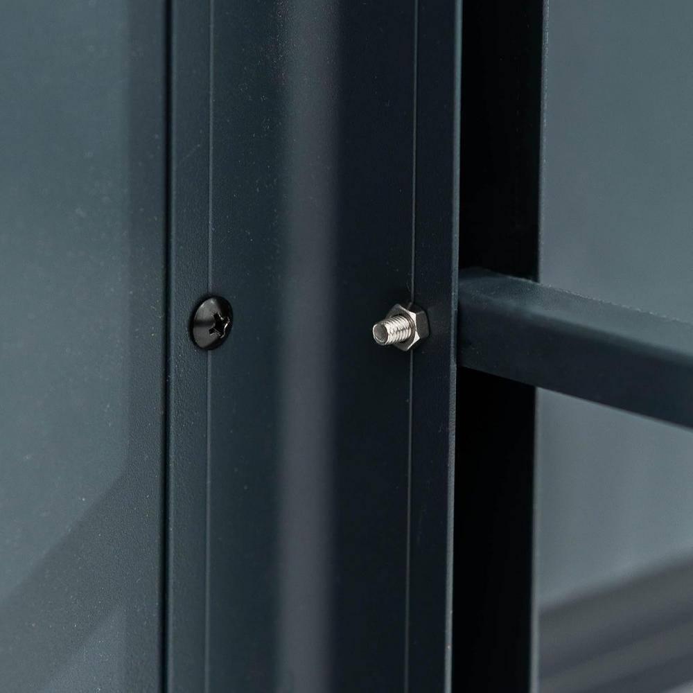 Vego Garden Modern 32" Tall Metal Outdoor Long Planter Box