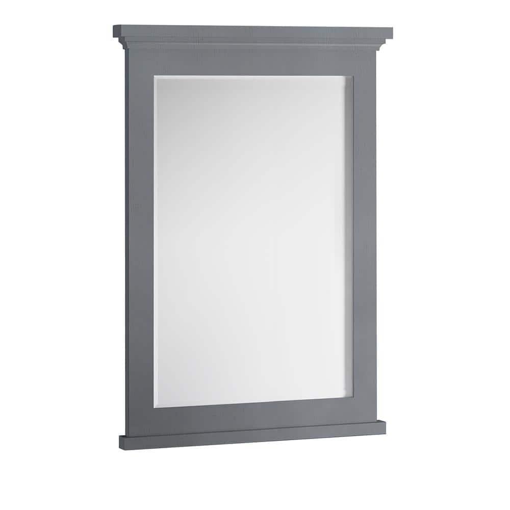 Fresca Windsor 27" Gray Textured Bathroom Mirror