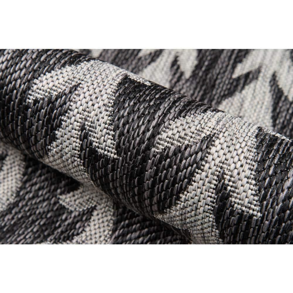 Amalfi Charcoal/Gray Indoor/Outdoor Rug