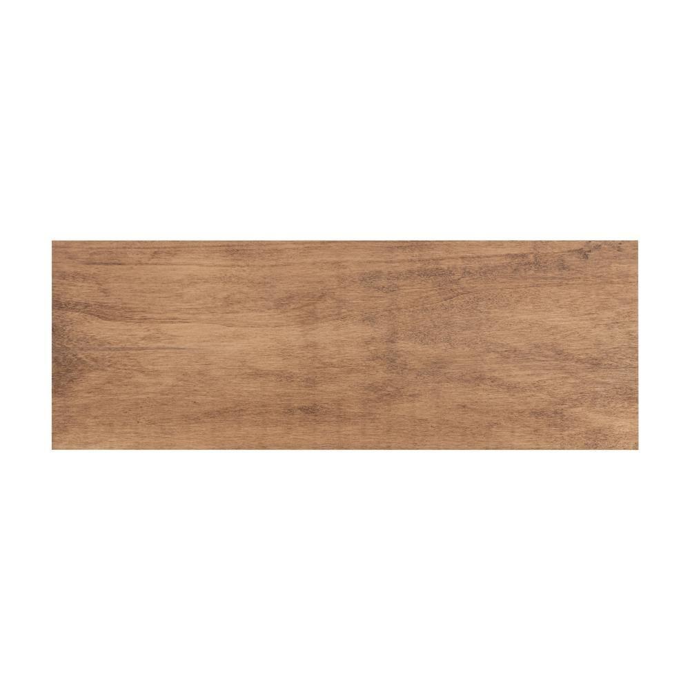 Kate & Laurel All Things 18" x 8" Holt Wood Wall Shelf Rustic Brown - Decor: Modern Geometric Floating Storage