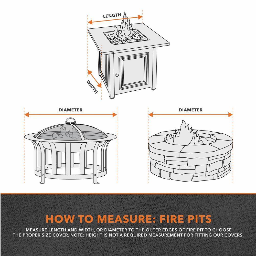 Modern Leisure Garrison Outdoor Fire Pit Cover