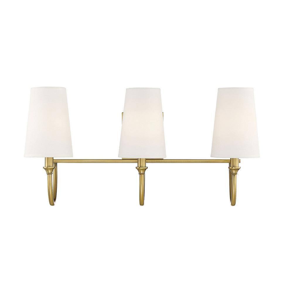 Savoy House Cameron 2 - Light Vanity in  Warm Brass