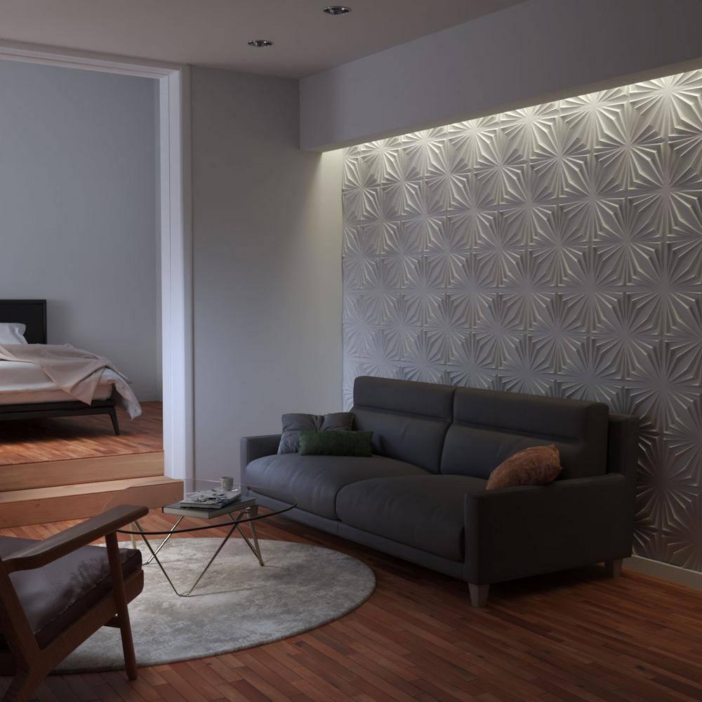 Ekena Millwork Asher EnduraWall Decorative 3D Wall Panel (Set of 12)