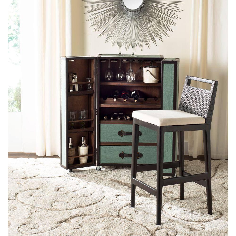 Darin Barstool - SEA4015 - Black/White - Safavieh