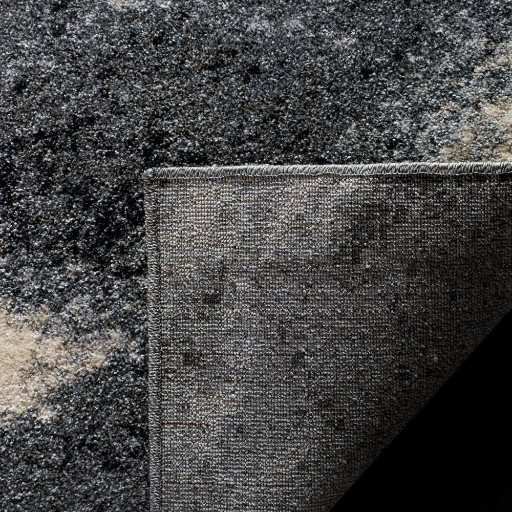 Retro RET2891 Power Loomed Indoor Area Rug - Grey/Ivory - 8'x8' - Safavieh.