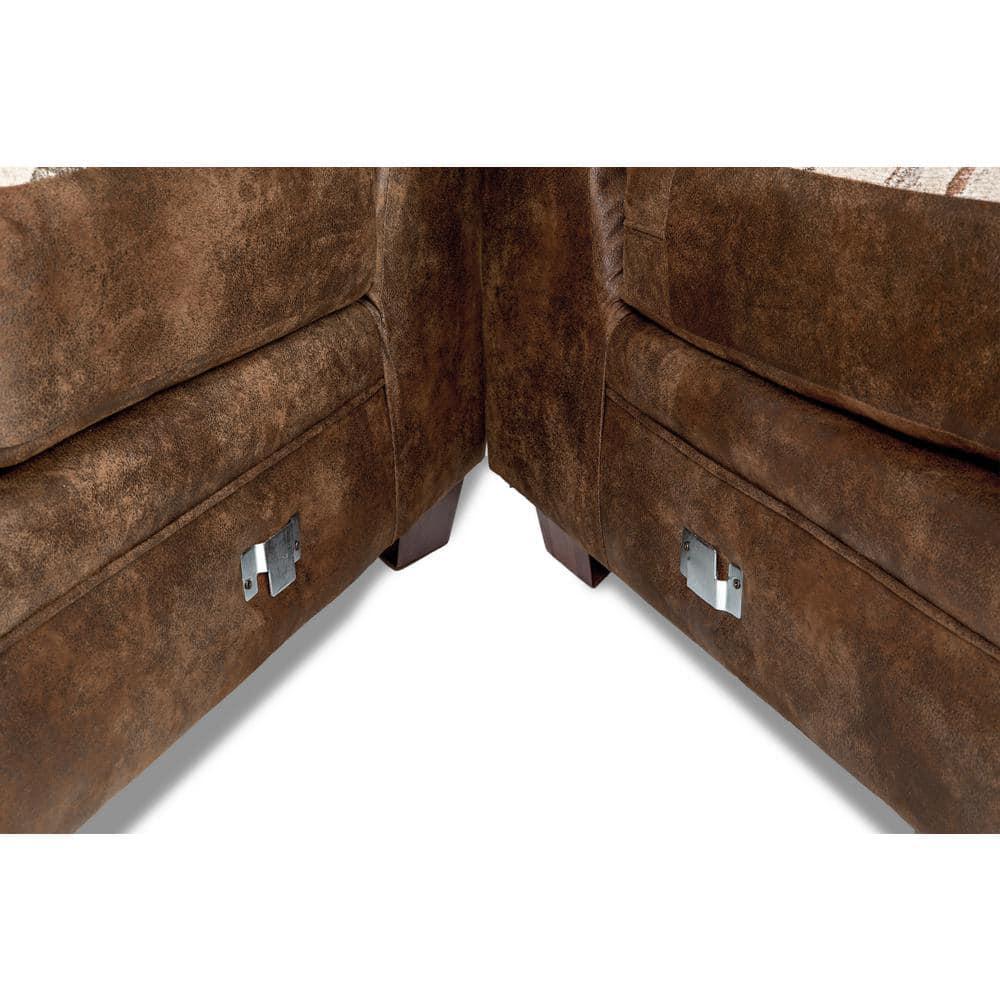 American Furniture Classics, Model 8506-40K Wild Horses Two Piece Living Room Sectional Sofa
