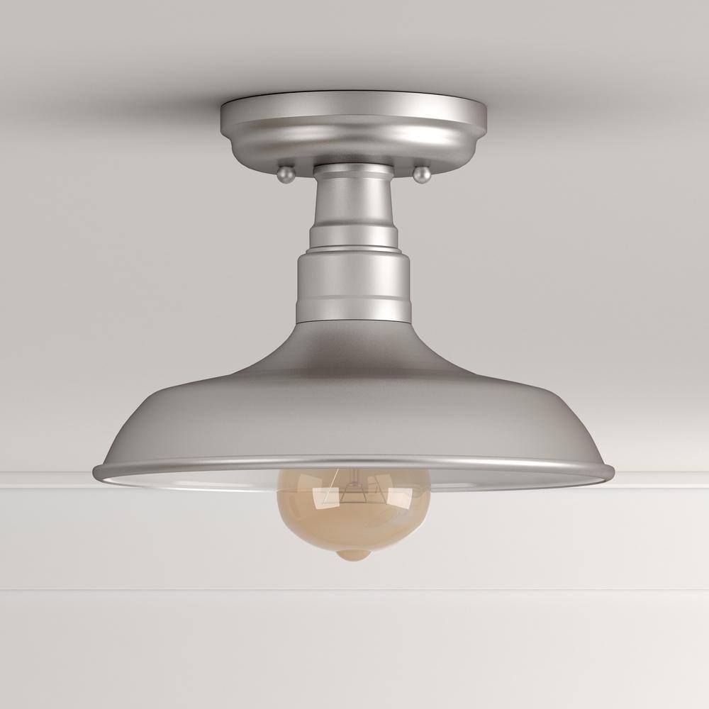 Design House  Kimball Indoor Ceiling Light in Galvanized Paint