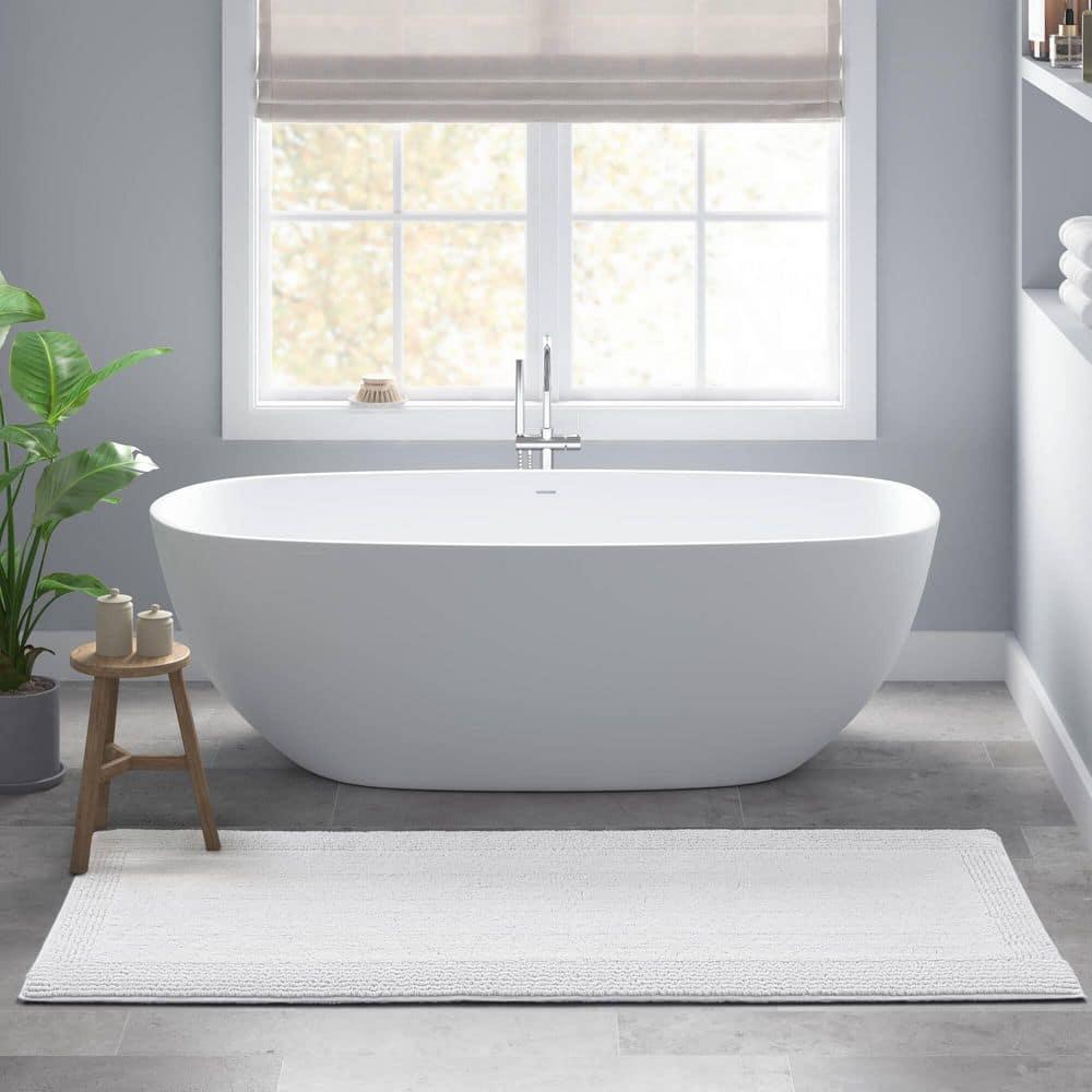 Madison Park Signature Splendor 100% Cotton Tufted 3000 GSM Reversible Bath Rug