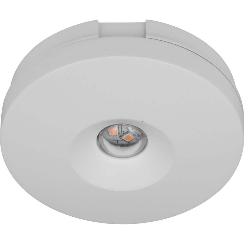 Hide-a-Lite V Collection LED Puck, White Finish