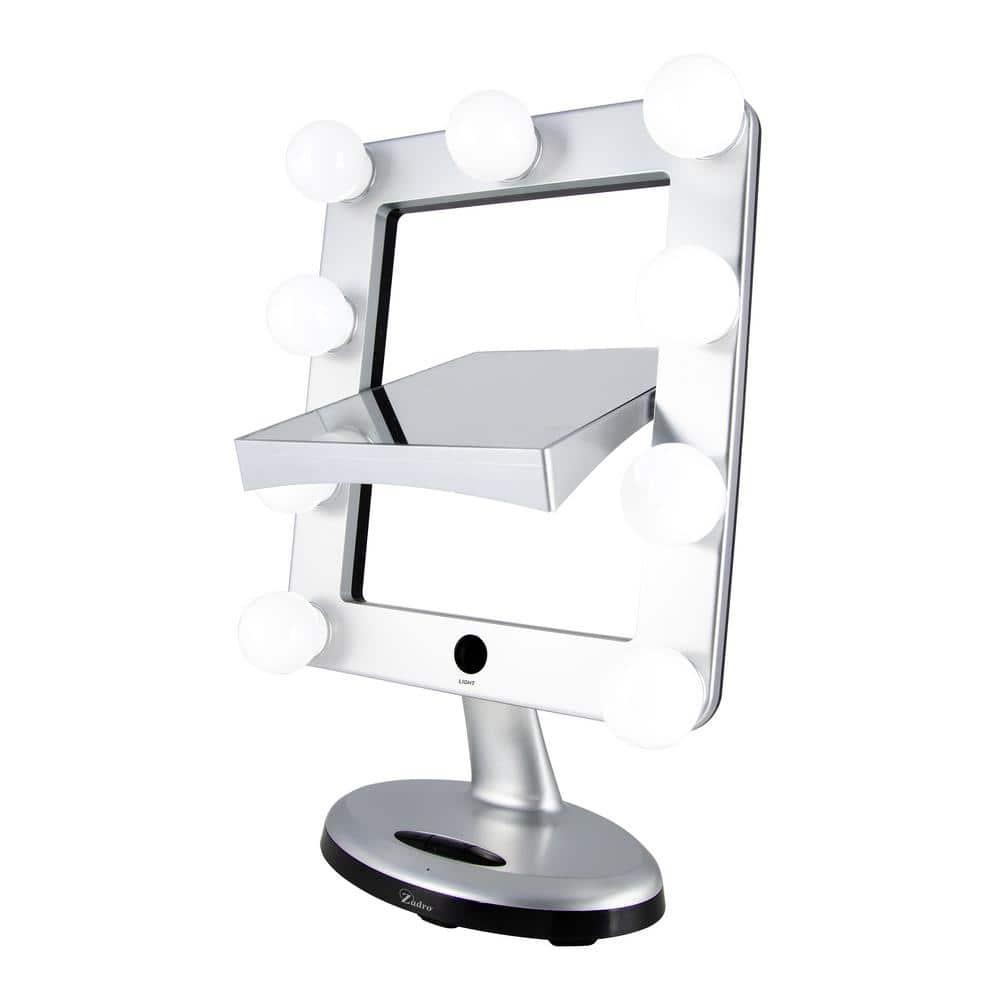 Latitude Run® MELROSE LED Variable Light Bluetooth Vanity Mirror, 5X/1X