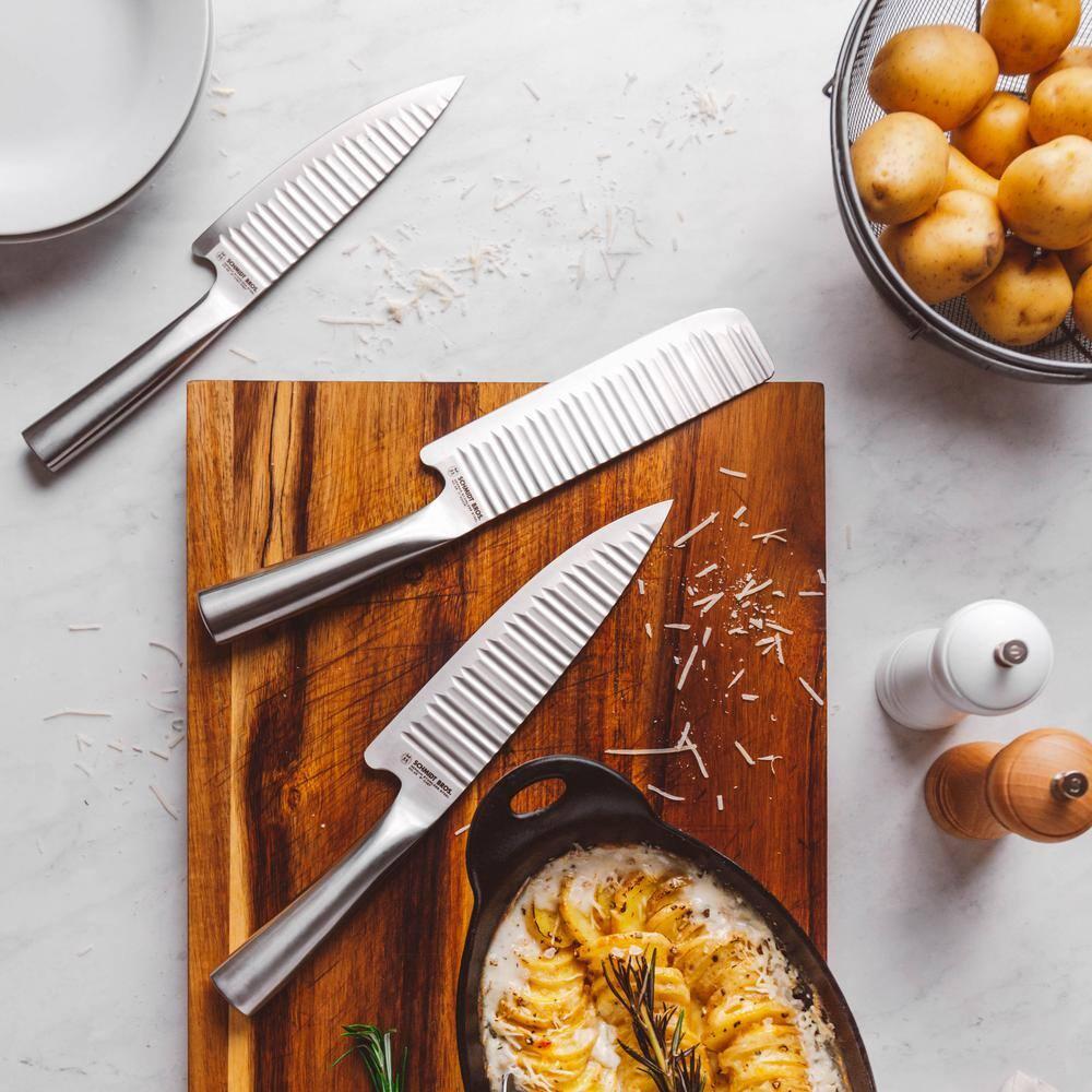 Schmidt Brothers Cutlery Jet Black 4-Piece Steak Knife Set