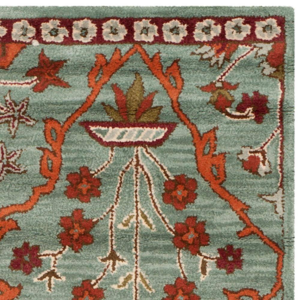 Wyndham WYD206 Power Loomed Area Rug - Blue/Rust - 8'9"x12' - Safavieh.