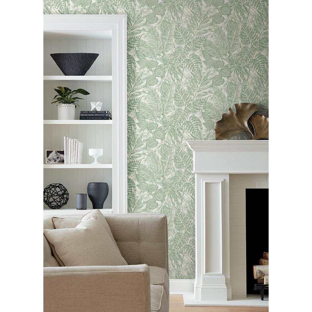 Brentwood Palm Leaves Wallpaper