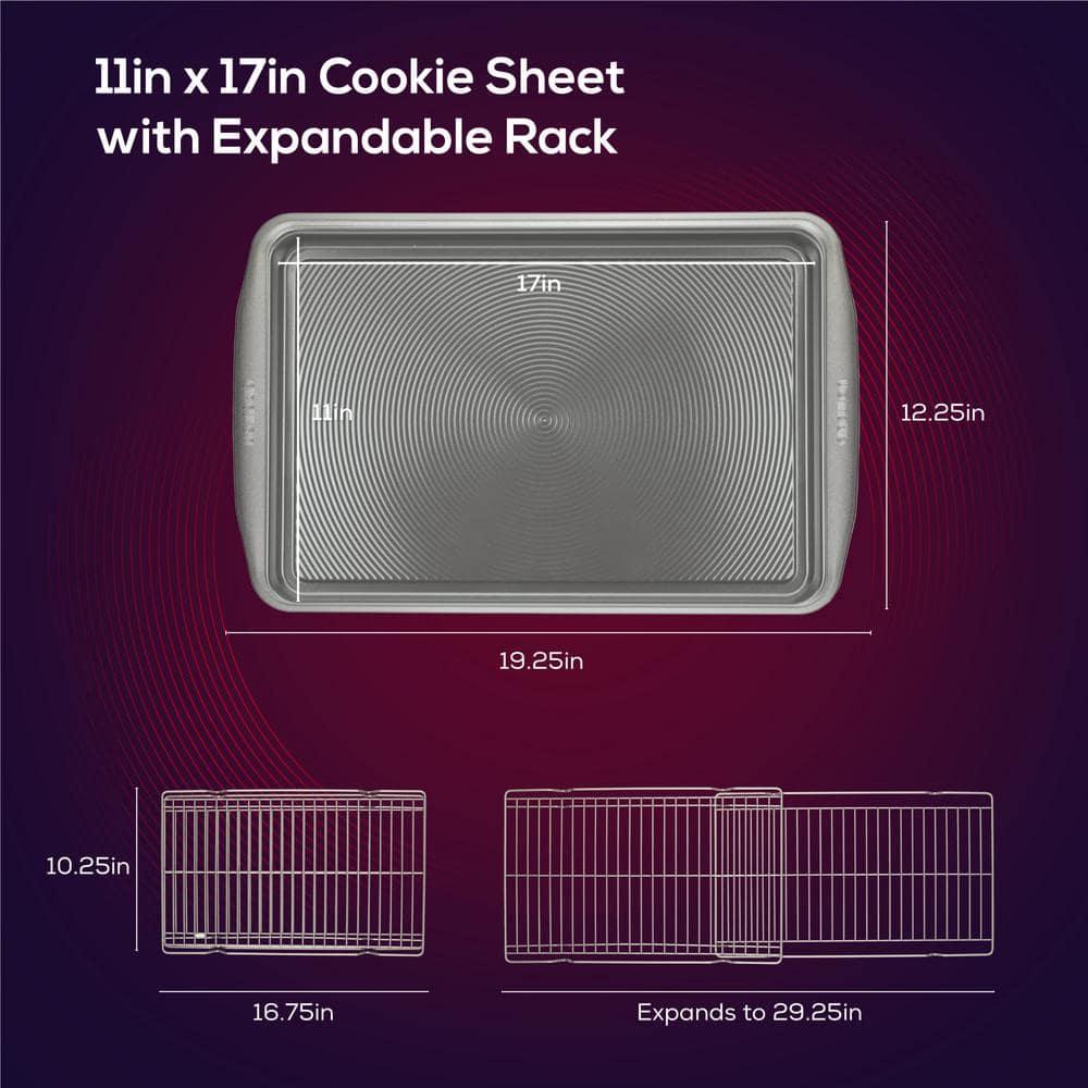 Circulon Bakeware Baking Sheet Pan and Cooling Rack Set, 3 Piece
