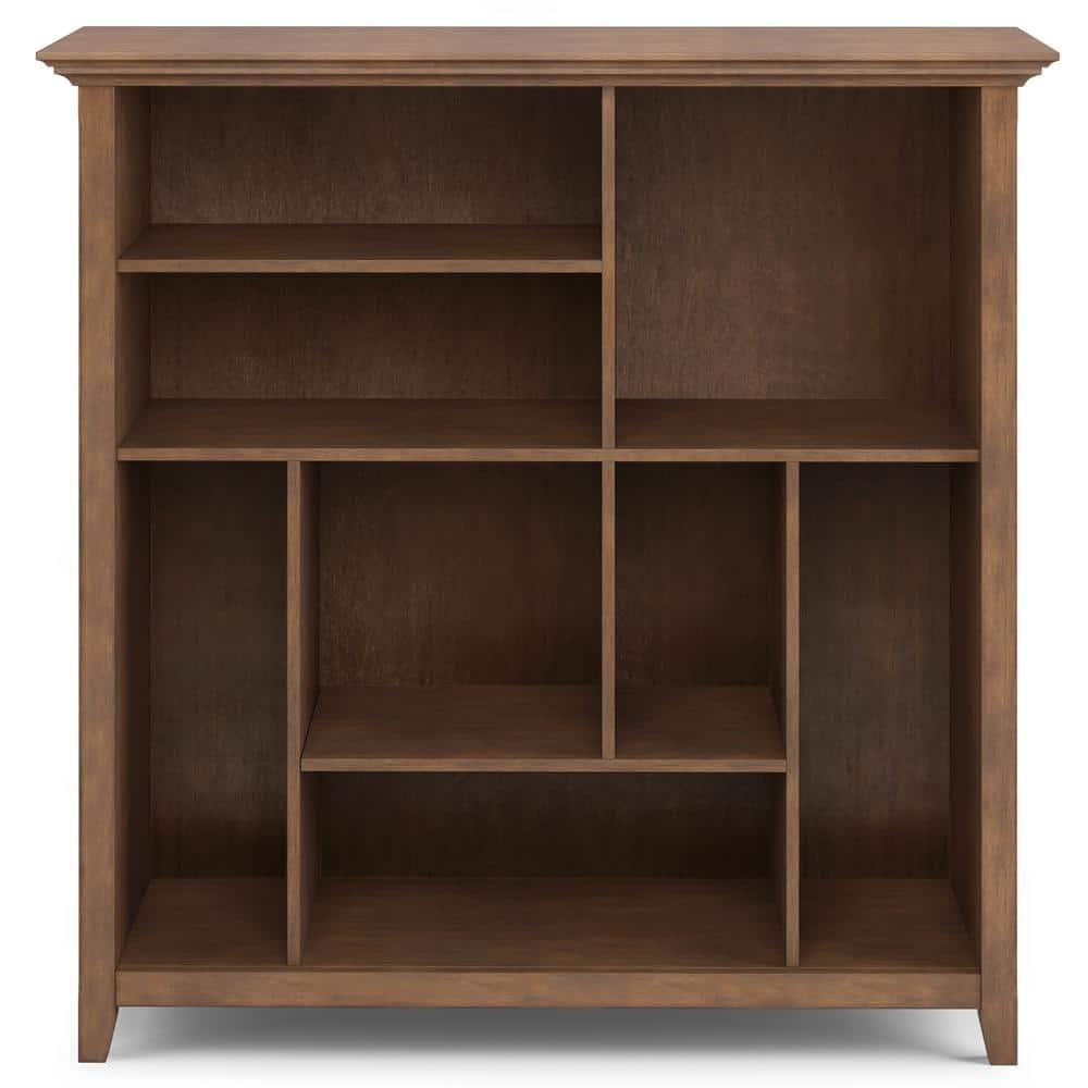 Simpli Home Multi Cube Bookcase And Storage Unit In Rustic Natural Aged Brown