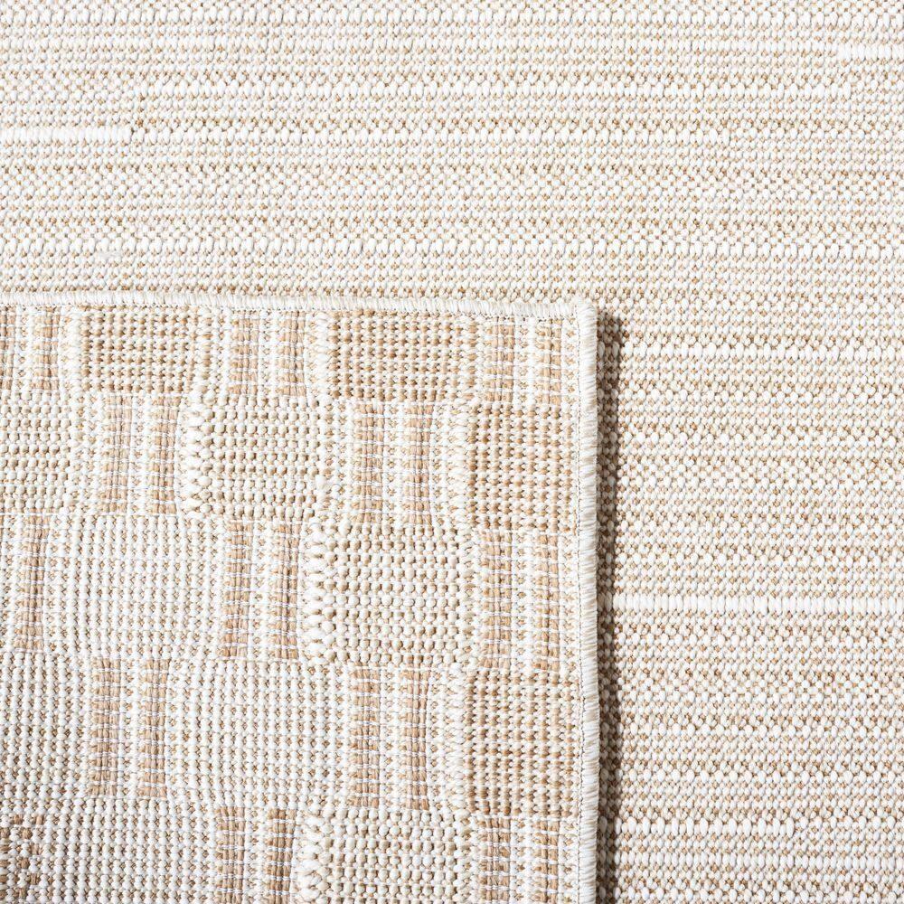 Safavieh Global 9 x 12 (ft) Synthetic Beige/Light Beige Rectangular Indoor/Outdoor Solid Area rug