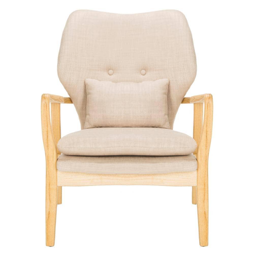 Tarly Accent Chair - ACH9500B - Beige/Natural - Safavieh