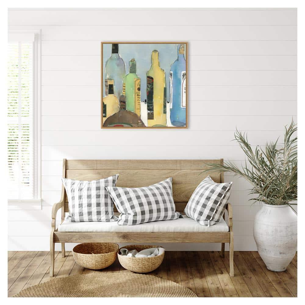 Amanti Art 30"x30" Oil and Vinegar IV by Samuel Dixon Framed Canvas Wall Art Print