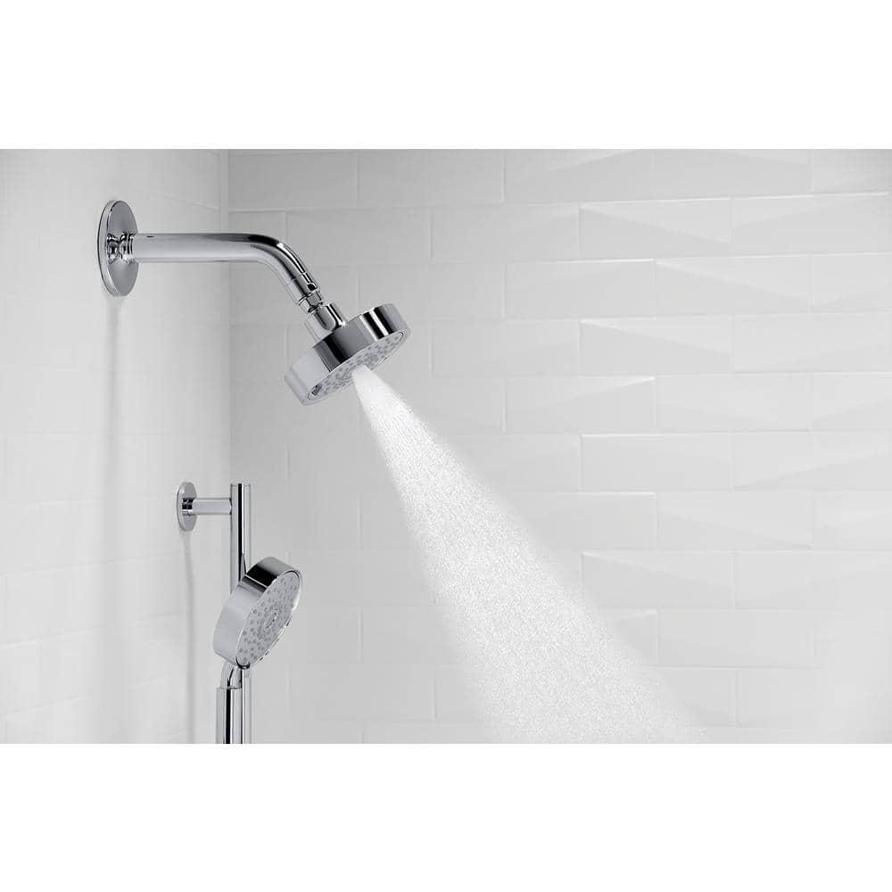 Kohler Purist 2.5 Gpm Multifunction Wall Mount Showerhead, Three Spray Settings, 5.5" High Pressure Spray Head
