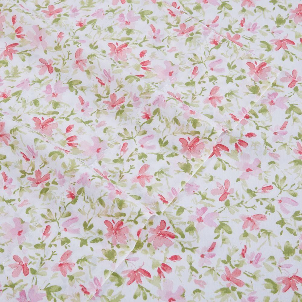 Laura Ashley Laura Ashley Printed Cotton Percale Sheet Set