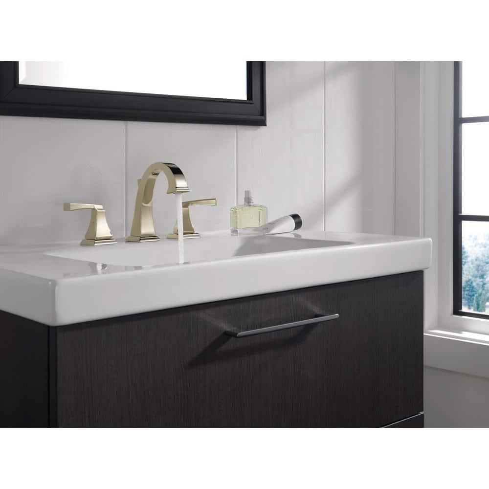 Dryden Widespread Bathroom Faucet 3 Hole, 2-handle Bathroom Sink Faucet with Drain Assembly
