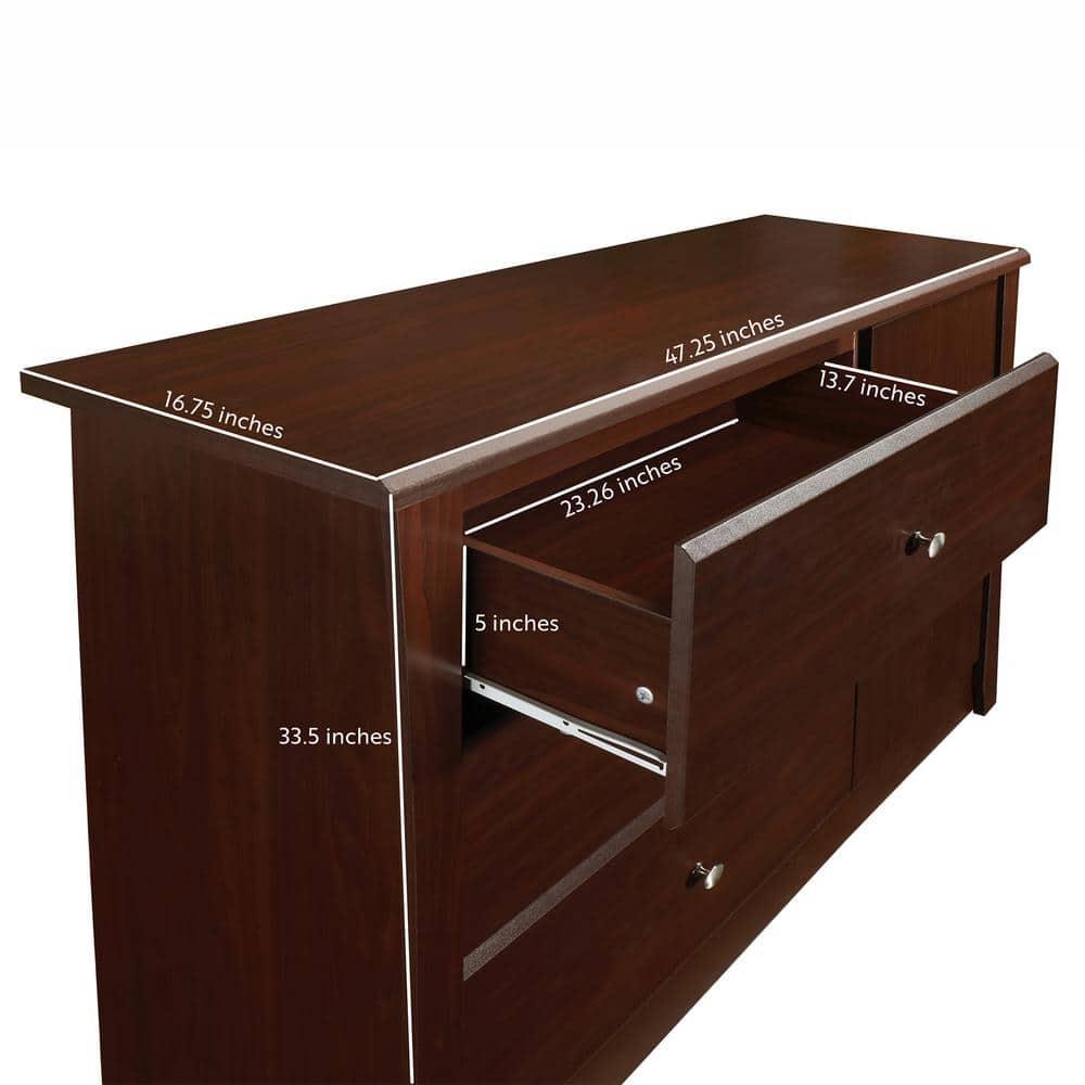 Crescent 3 Drawer Combo Dresser